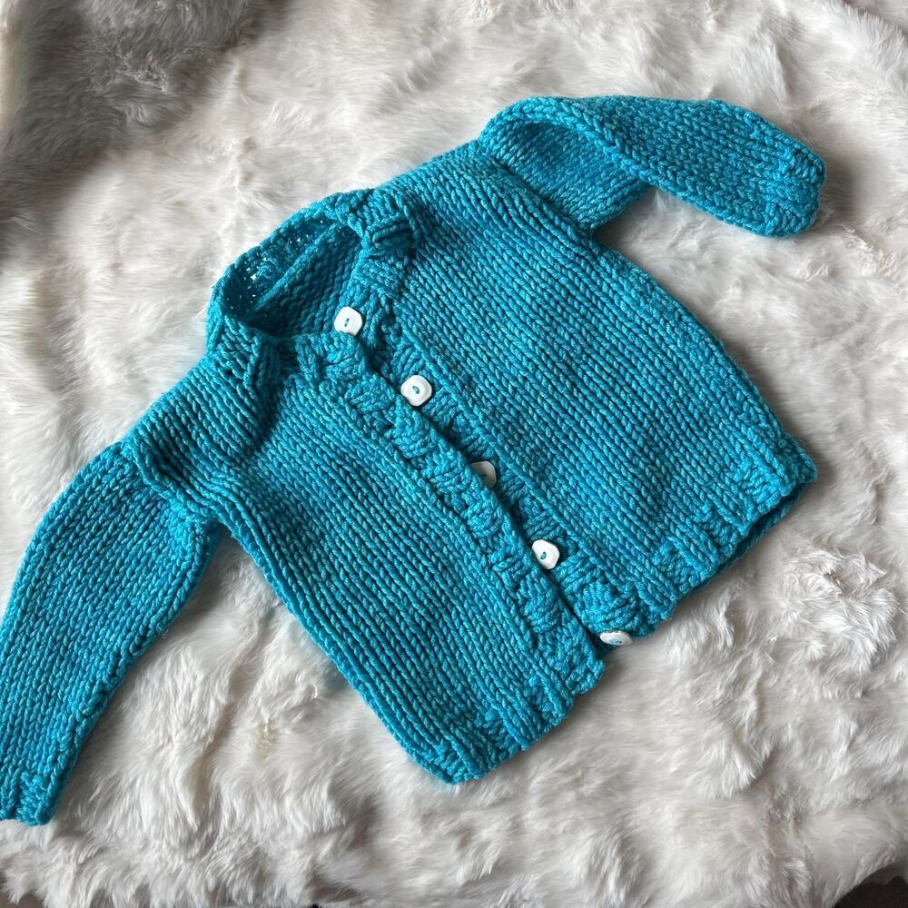 American-vintage Women's Blue Cardigan